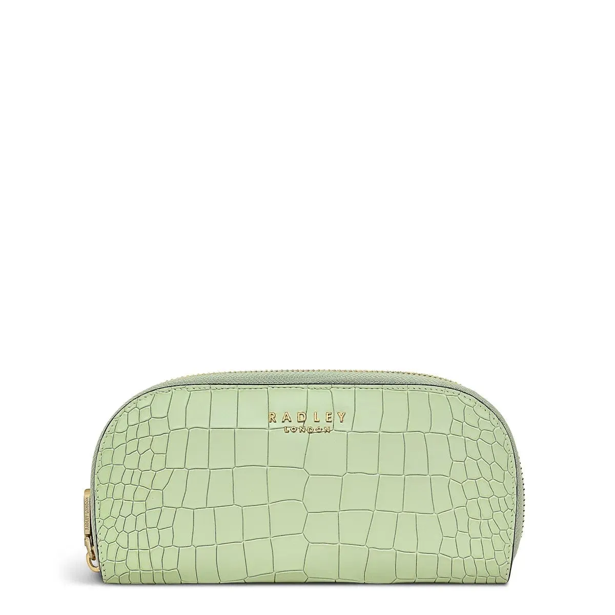 Radley Liverpool Street 2.0 Croc Purse Bag Green Fig