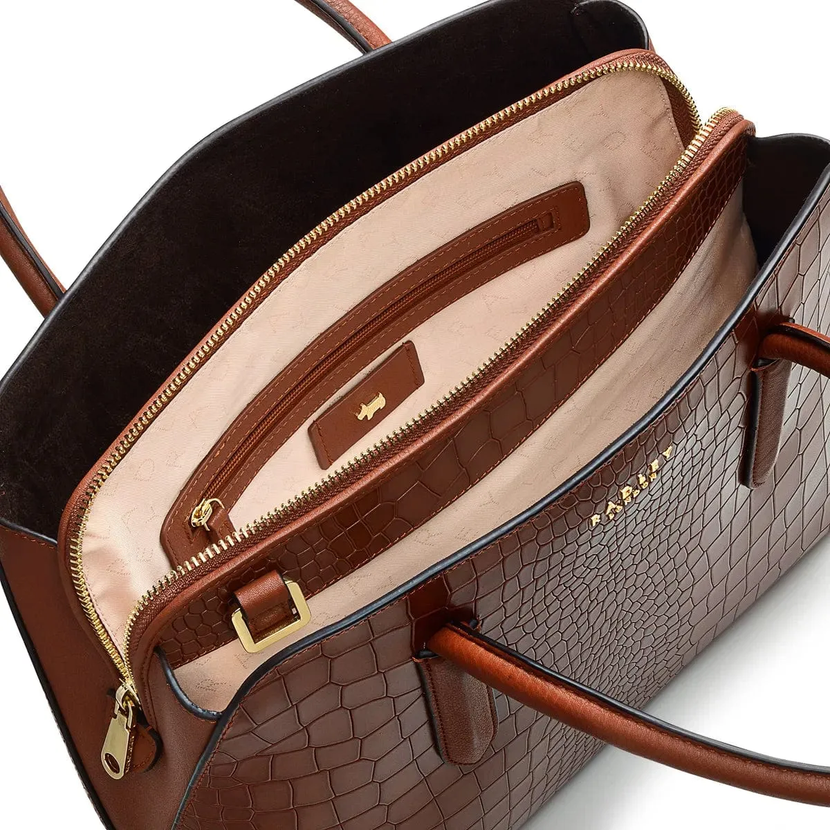 Radley Liverpool Street 2.0 Faux Croc in Brown