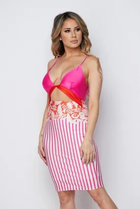 SET IT OFF DRESS - PINK