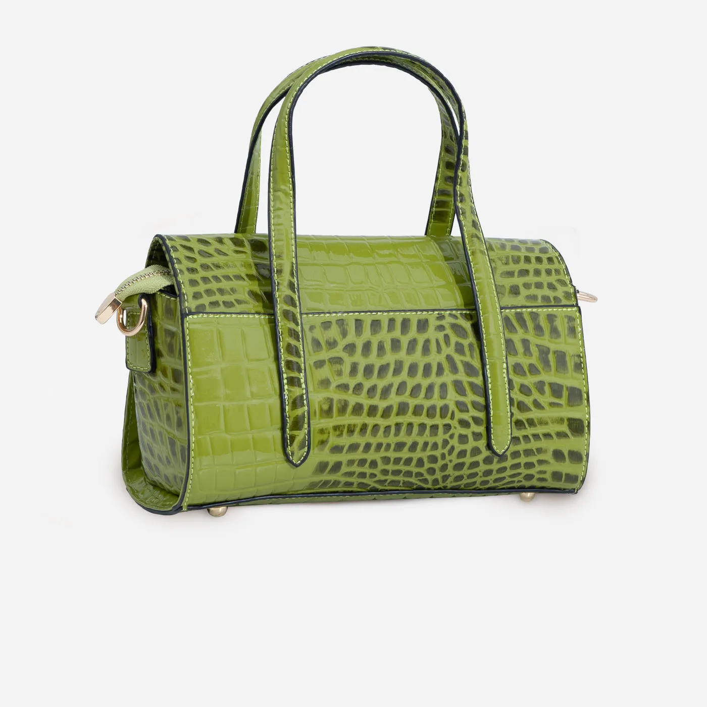 Shelby Croc Shoulder Gerald Bags