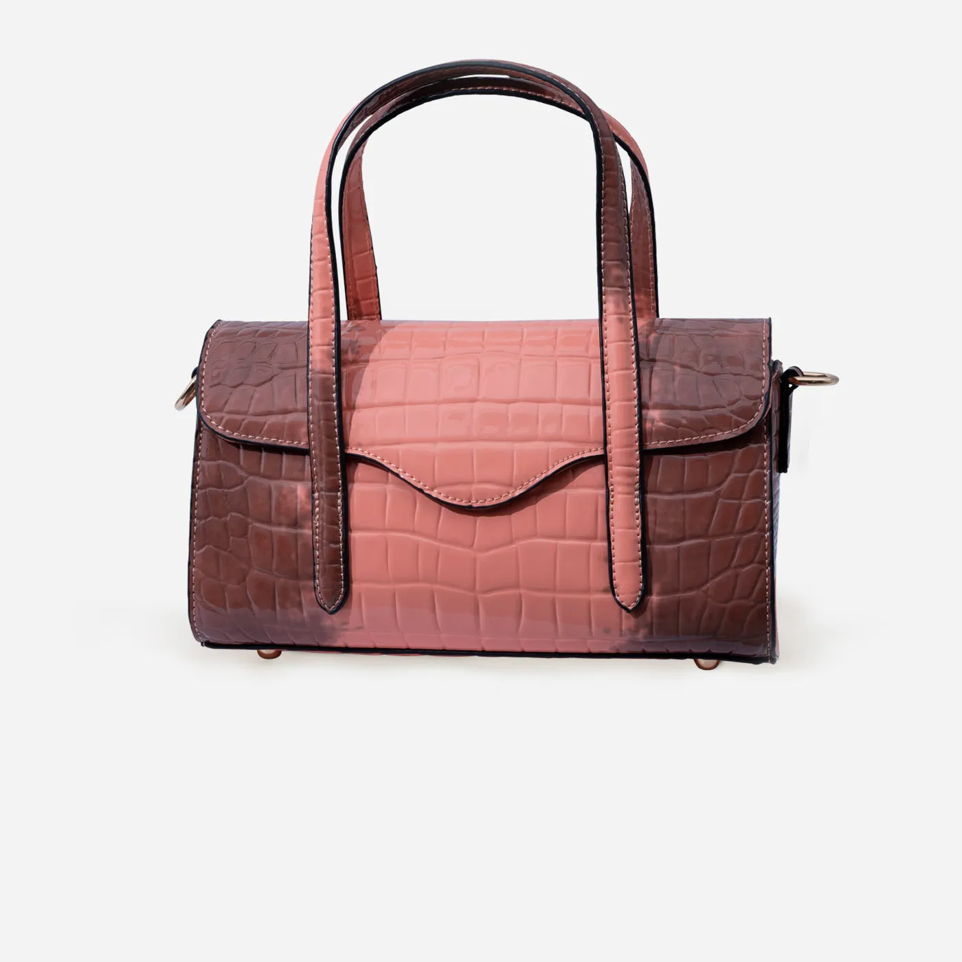 Shelby Croc Shoulder Gerald Bags
