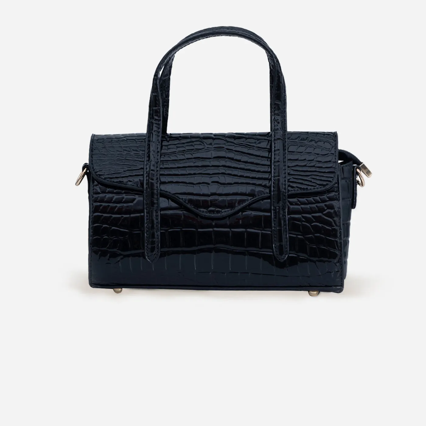 Shelby Croc Shoulder Gerald Bags