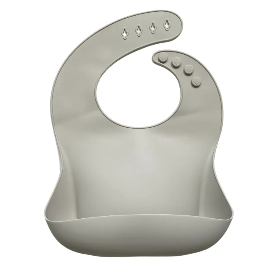 The Dearest Grey Catch Bib