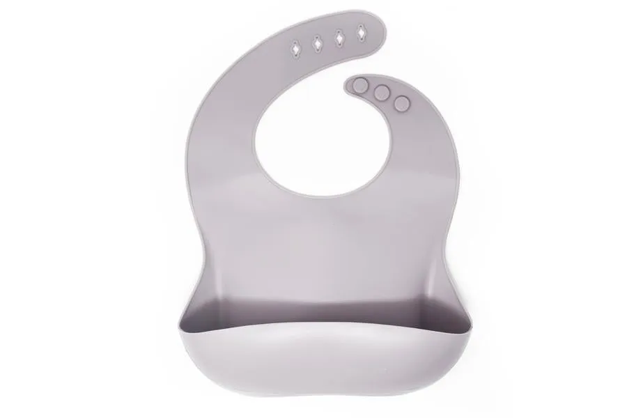 The Dearest Grey Catch Bib