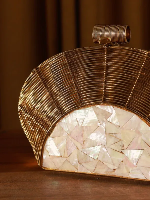 Tiara Mother of Pearl Clutch