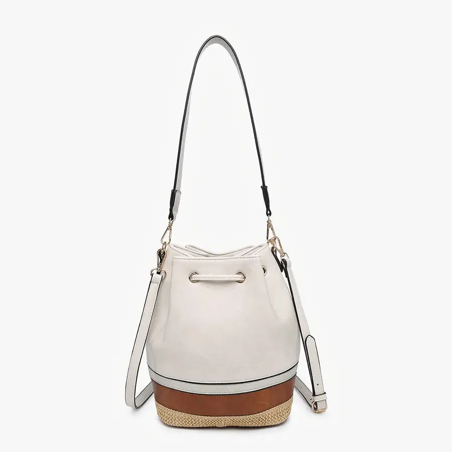 Tri-Color Bucket Bag