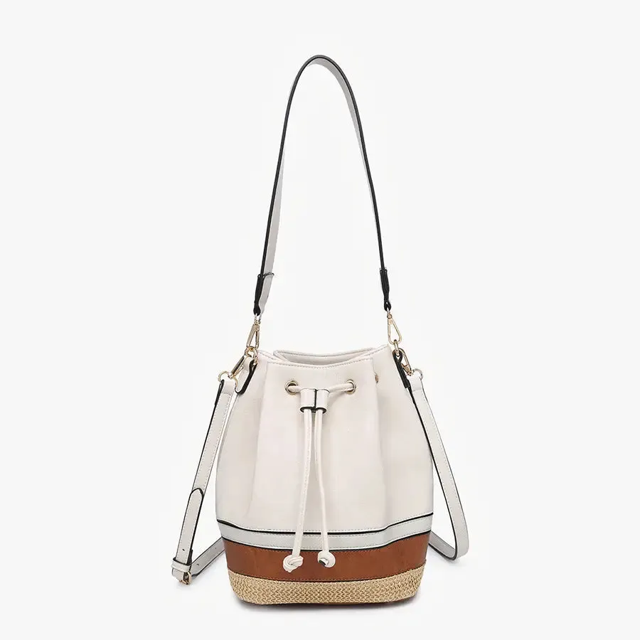Tri-Color Bucket Bag
