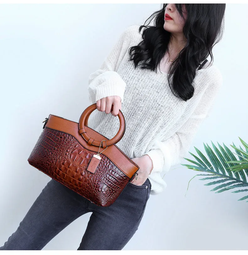 Valentina | Classic Croc Vintage Versatile Bag