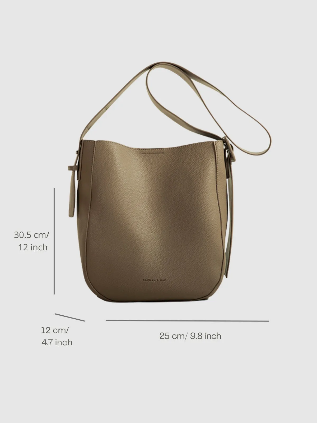 WLS Authentic Large Single Shoulder Bucket Bag