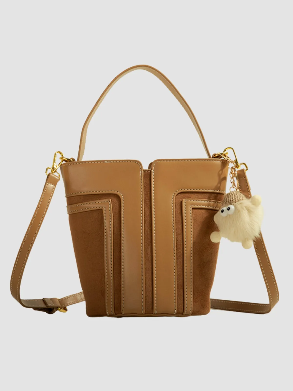 WLS Authentic Retro Crossbody Bucket Bag