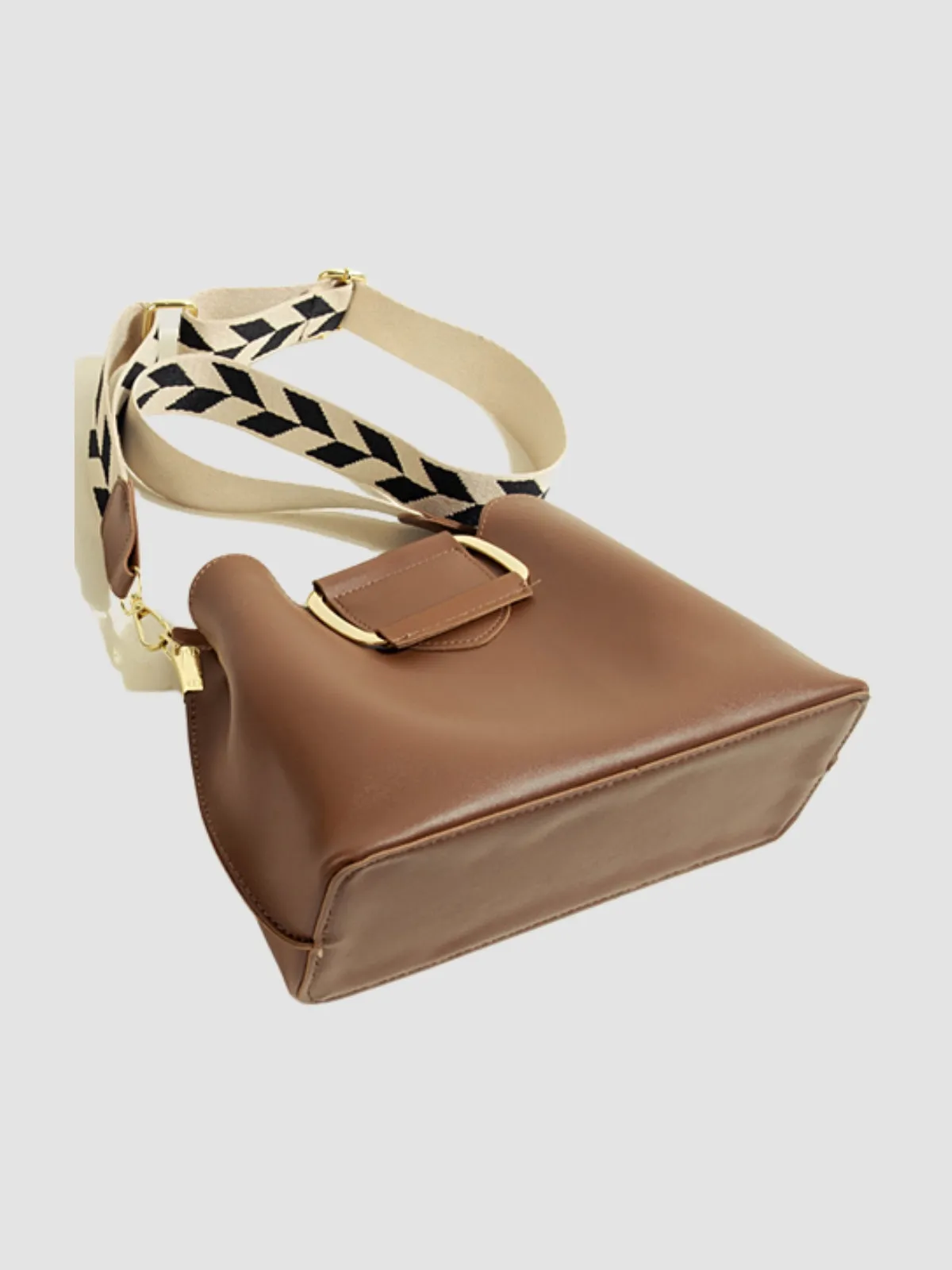 WLS Niche Design Single Shoulder Bucket Bag