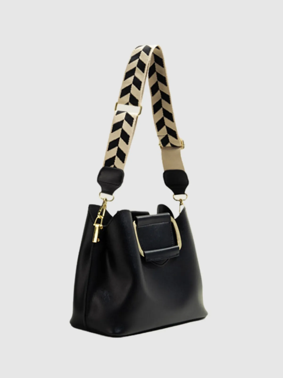 WLS Niche Design Single Shoulder Bucket Bag