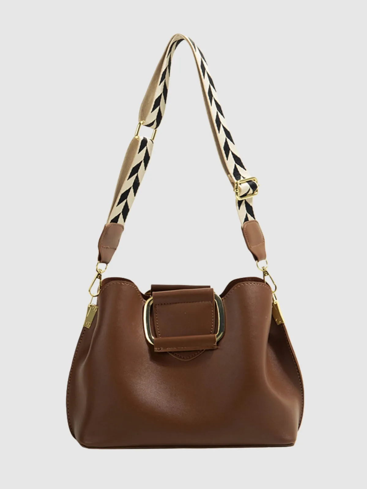 WLS Niche Design Single Shoulder Bucket Bag
