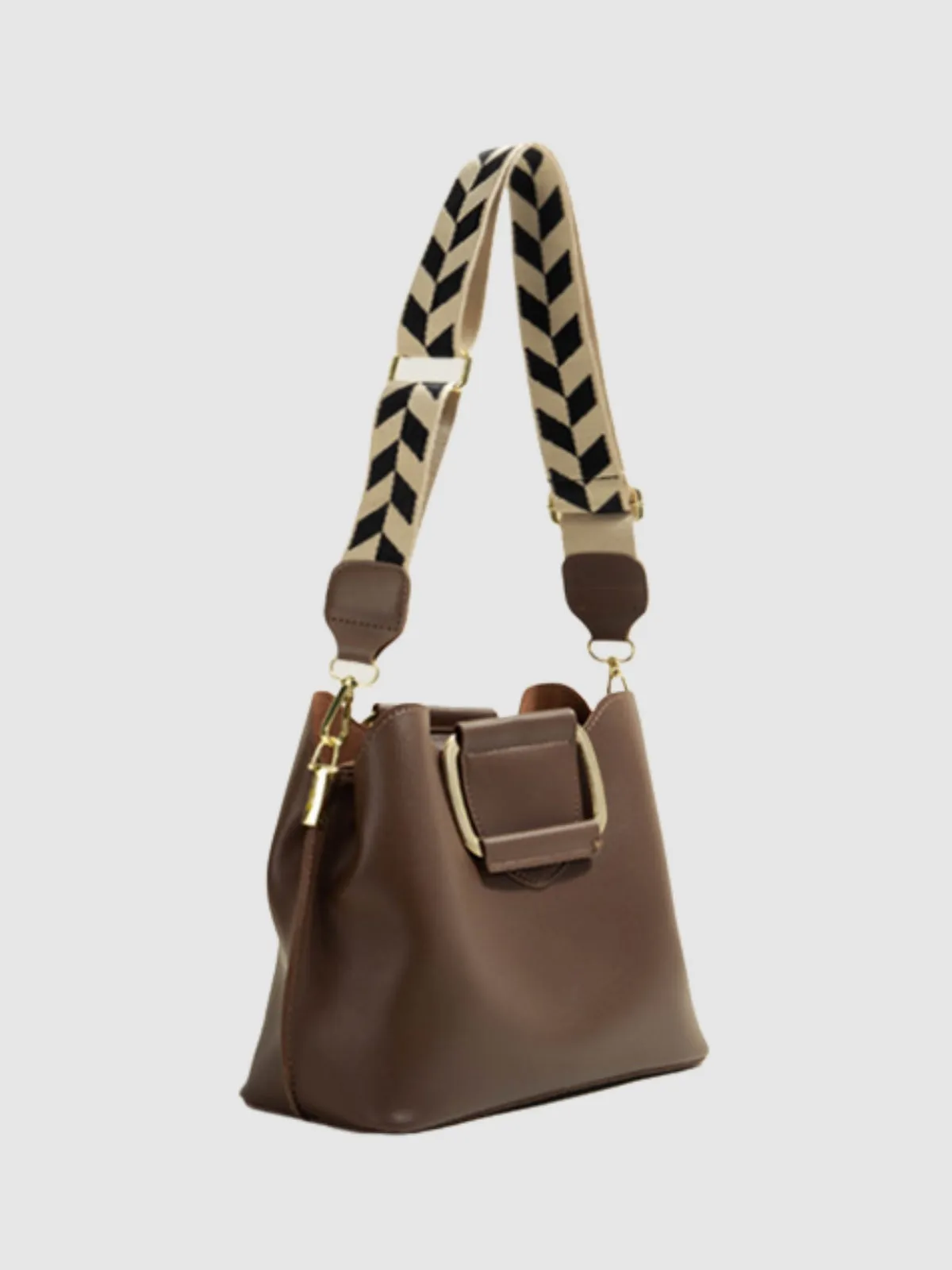 WLS Niche Design Single Shoulder Bucket Bag