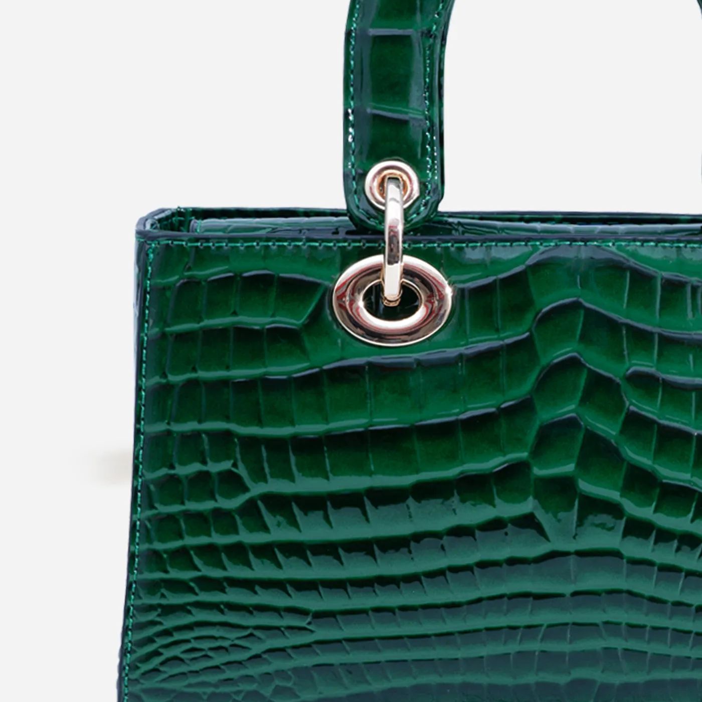 Zazel Croc Shoulder Gerald Bags